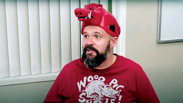 Arkansas gets overly excited about having a good reason to speak up during SEC Roll Call.
